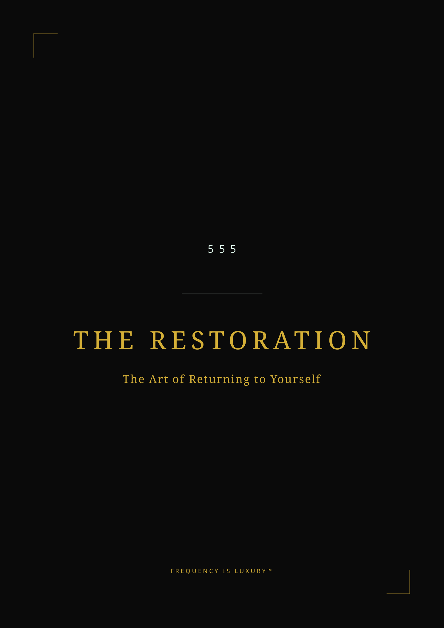 The Restoration cover